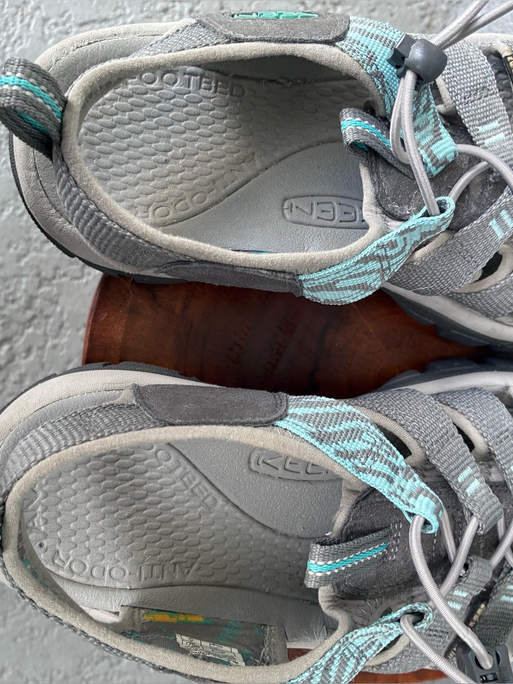 KEEN Newport H2 Waterproof Sport Sandals Gray Teal Women’s 8.5 - Picture 6 of 10